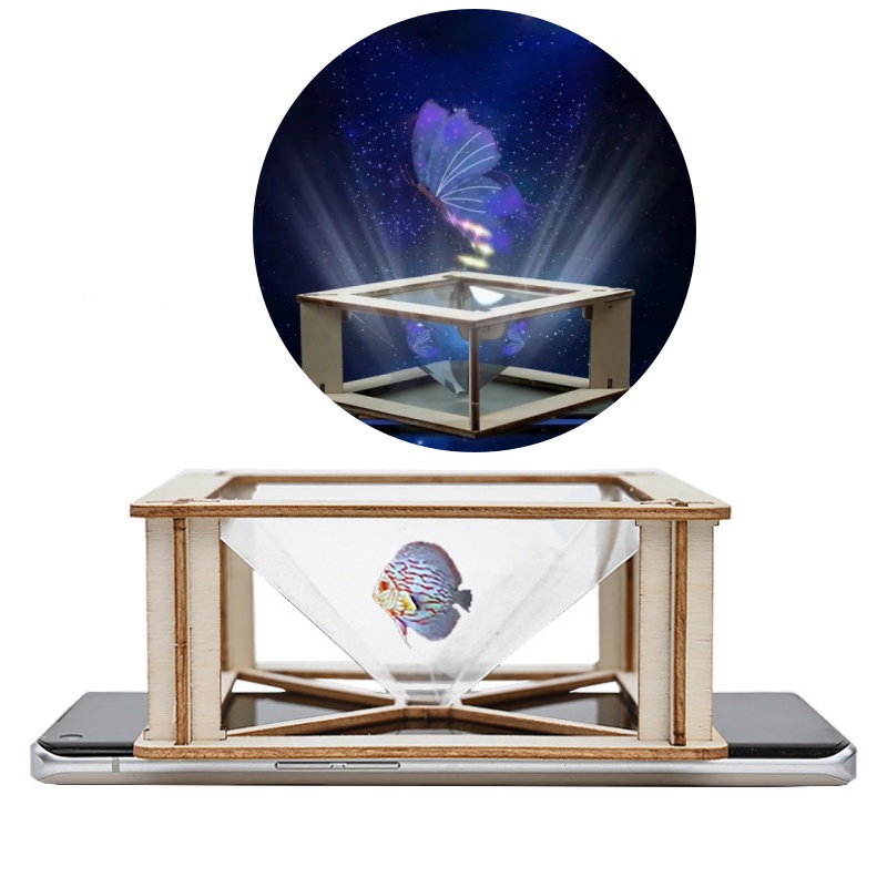DIY 3D Holographic Projector K - Science Project Diy reseña y precio