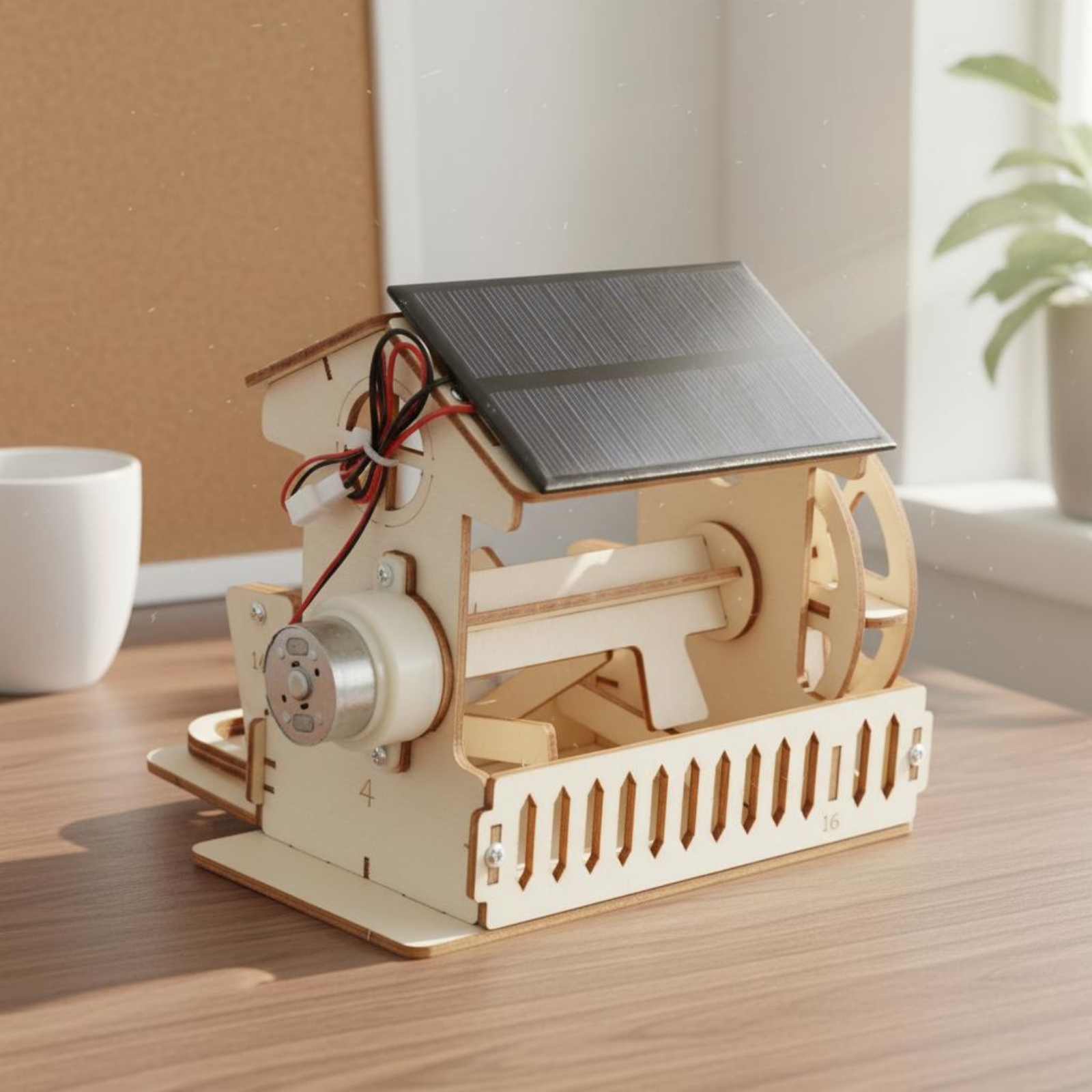 Rice Hulling Water Wheel Hands - Science Project Diy reseña y precio
