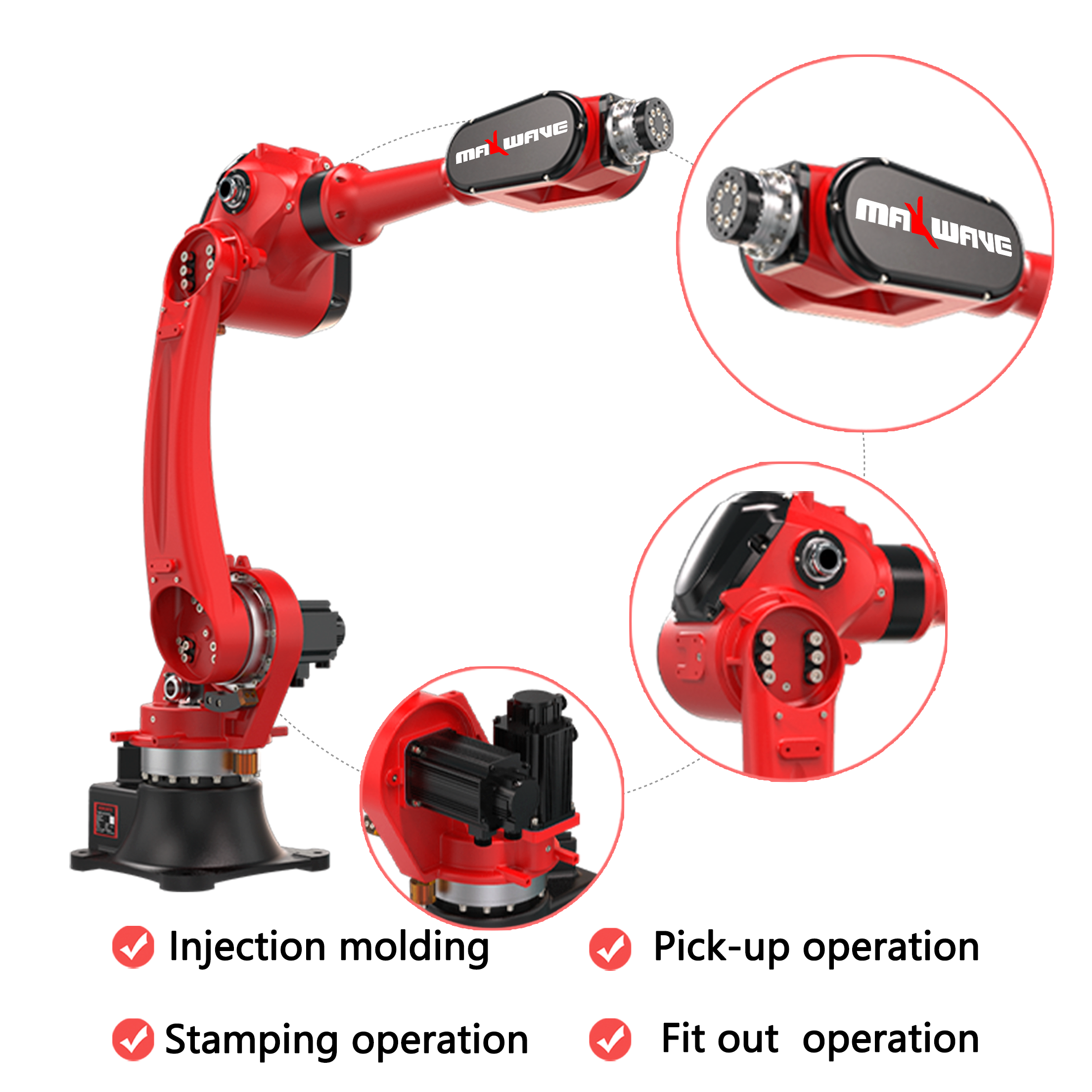 Maxwave Precision Robotic Arm  - Robot Arm Motor reseña y precio