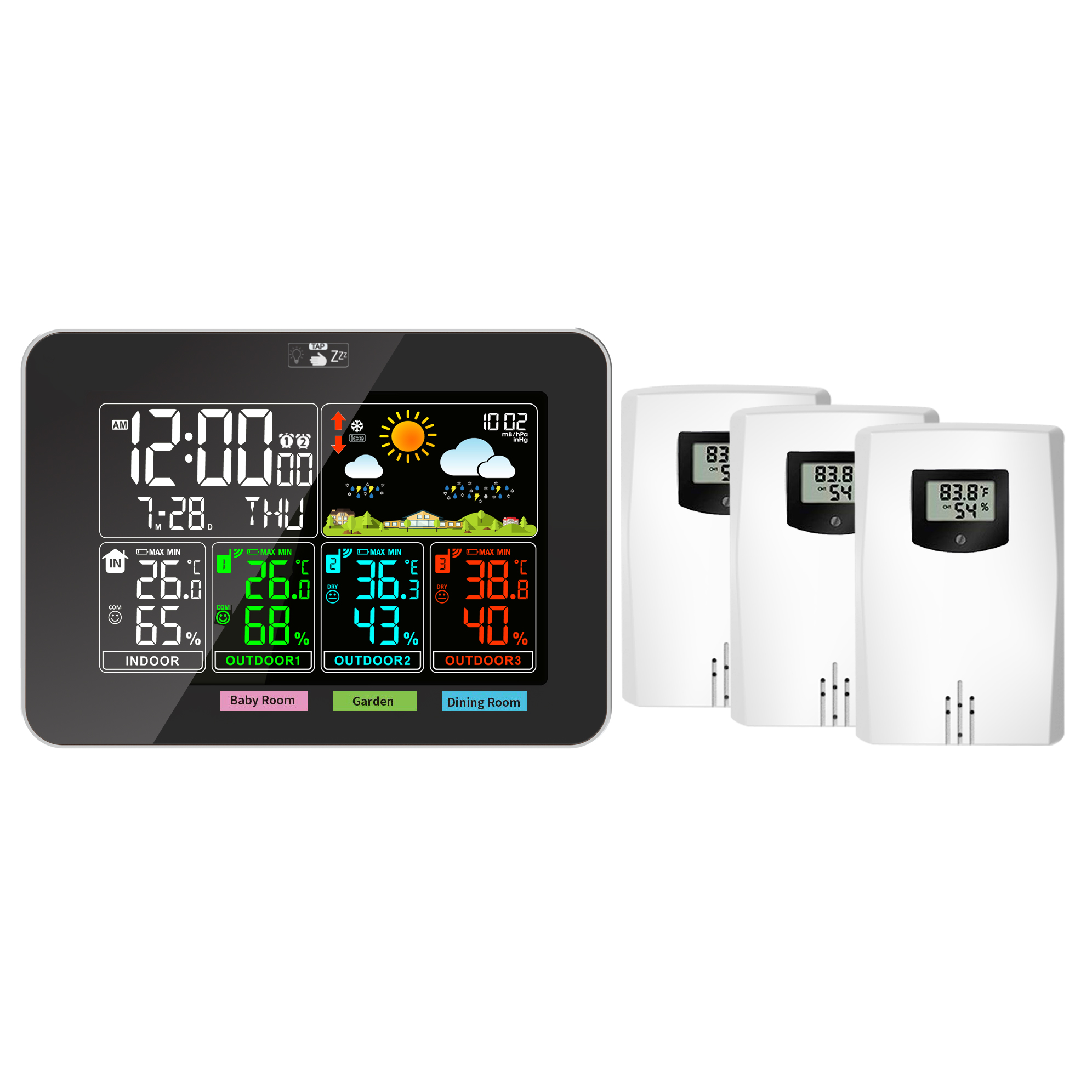 Weather Stations Wireless Indo - Weather Station Indoor reseña y precio