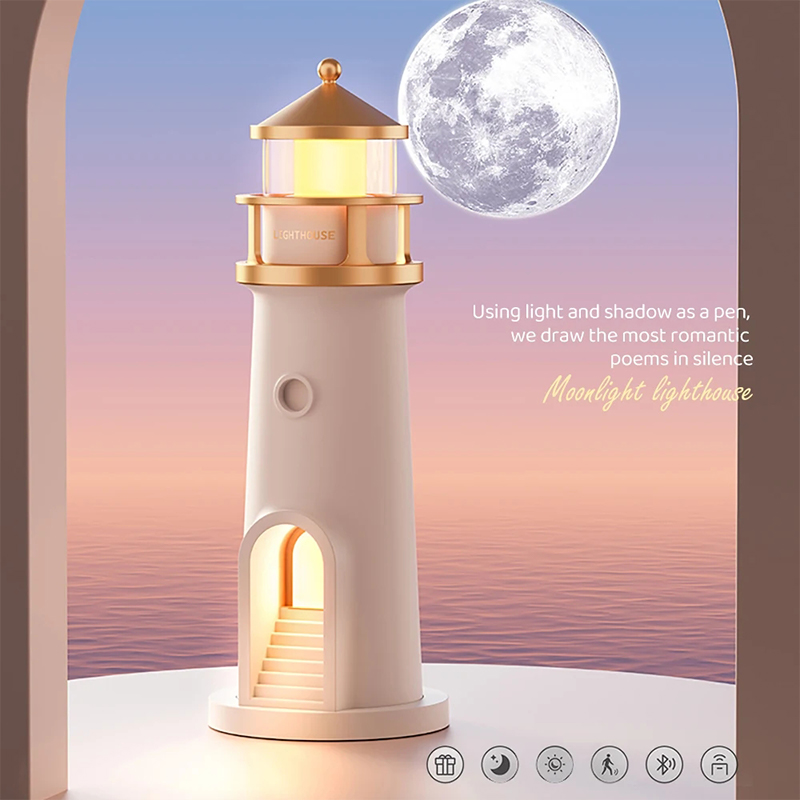 Lighthouse Ambient Light Moon  - Planetarium Projector Home reseña y precio