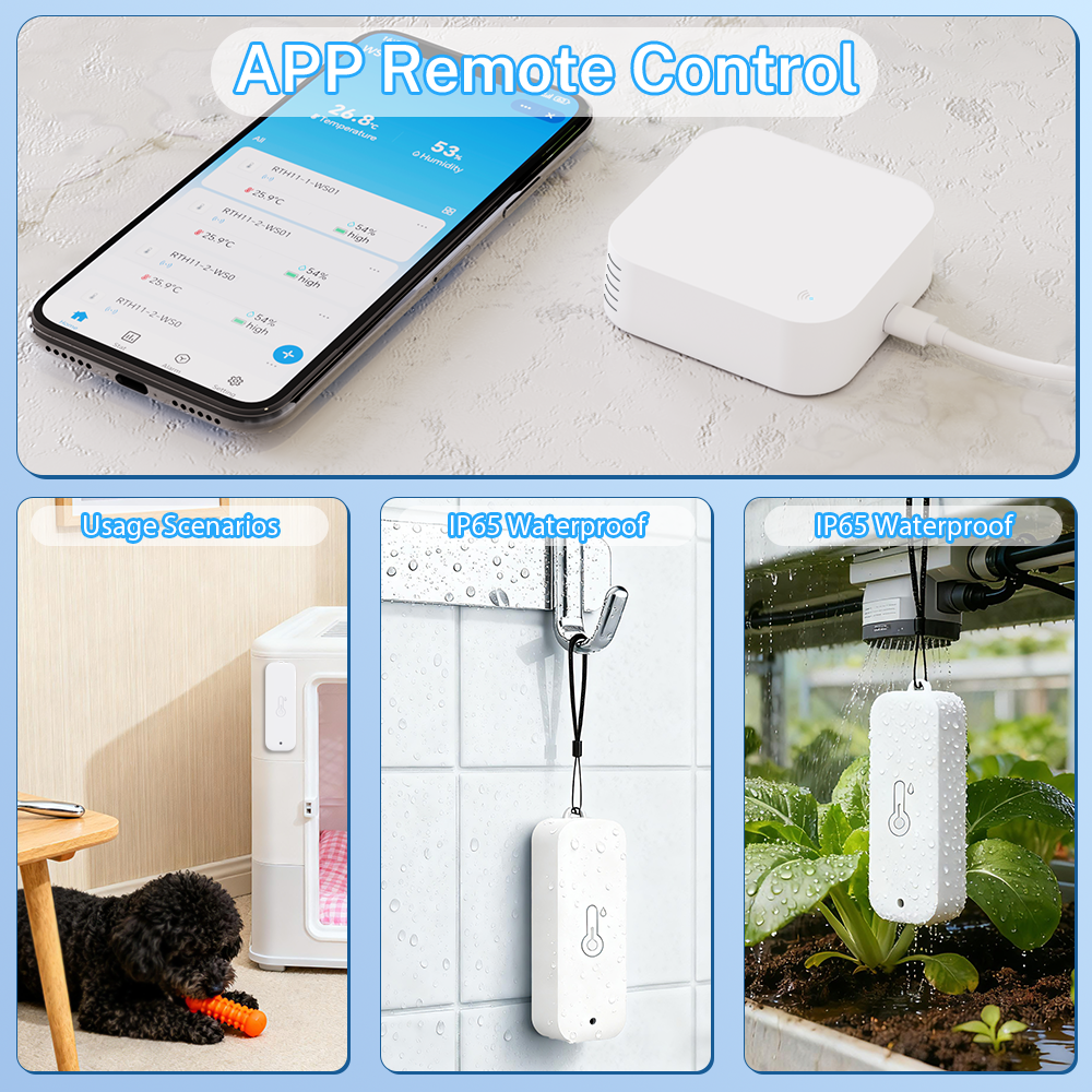 Tuya WIFI Smart Weather Statio - Weather Station Indoor reseña y precio