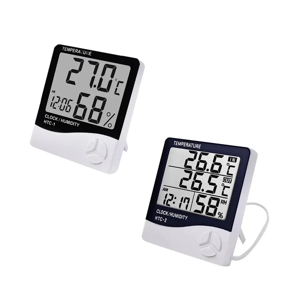 Indoor LCD Digital Thermometer - Weather Station Indoor reseña y precio