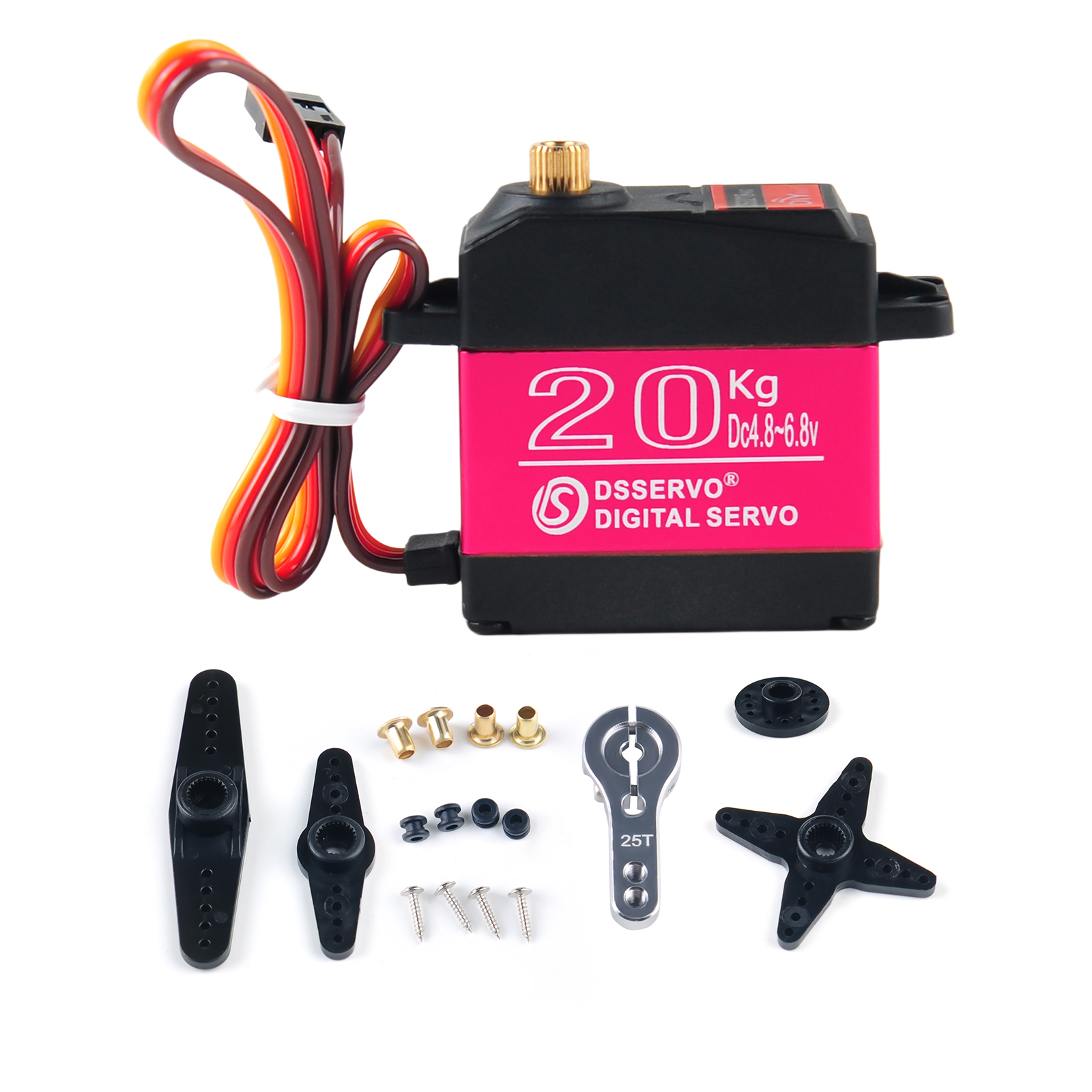 20KG Digital DS3218 Servo 180° - Robot Arm Motor reseña y precio
