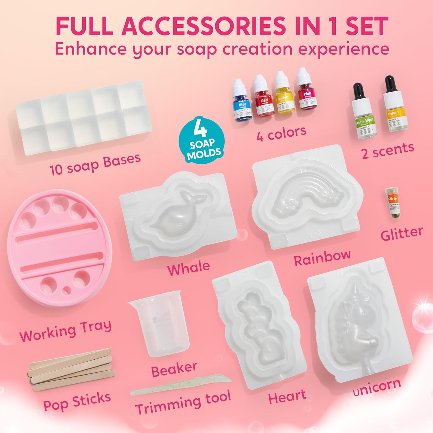 JOYFY Unicorn Soap Making Kit  - Science Project Diy reseña y precio