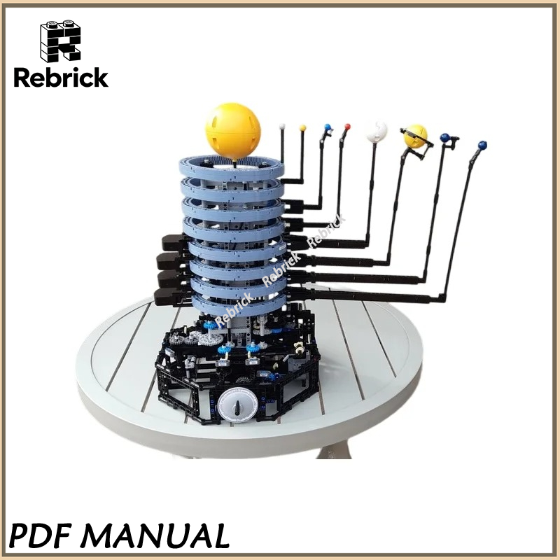 Exquisite MOC Construction Bri - Solar System Orrery reseña y precio