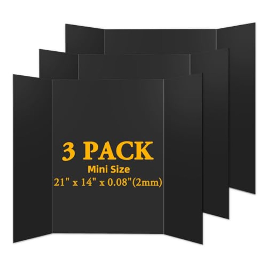 3PCS Small Trifold Poster Boar - Science Project reseña y precio