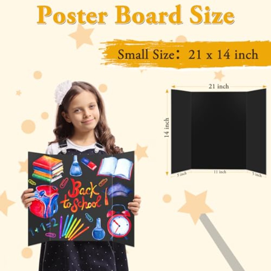 3PCS Small Trifold Poster Boar - Science Project reseña y precio