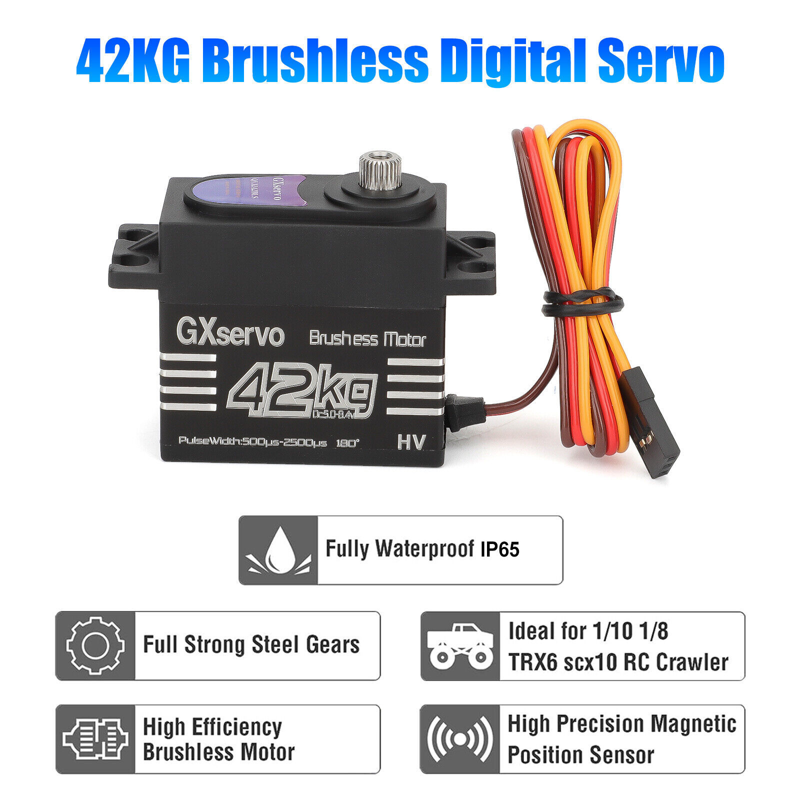 Brushless Motor 180° Metal Gea - Robot Arm Motor reseña y precio