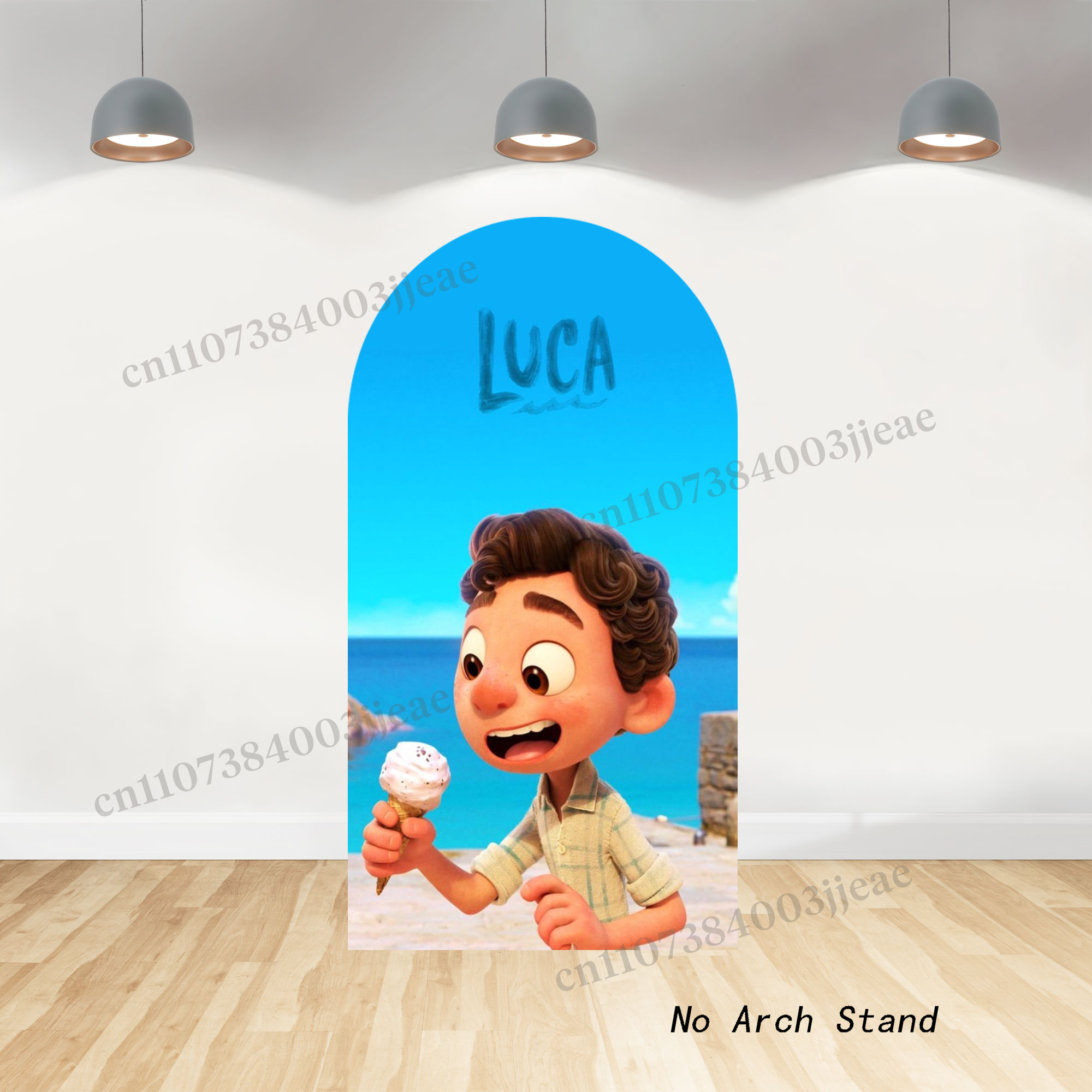 Cartoon Luca Theme Arch Backdr - Science Of Happiness reseña y precio