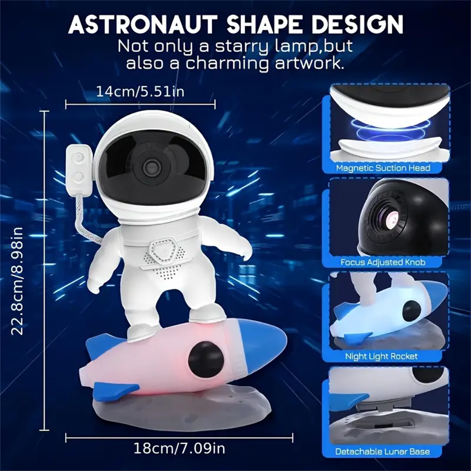 Astronaut Starry Sky Projector - Planetarium Projector Home reseña y precio