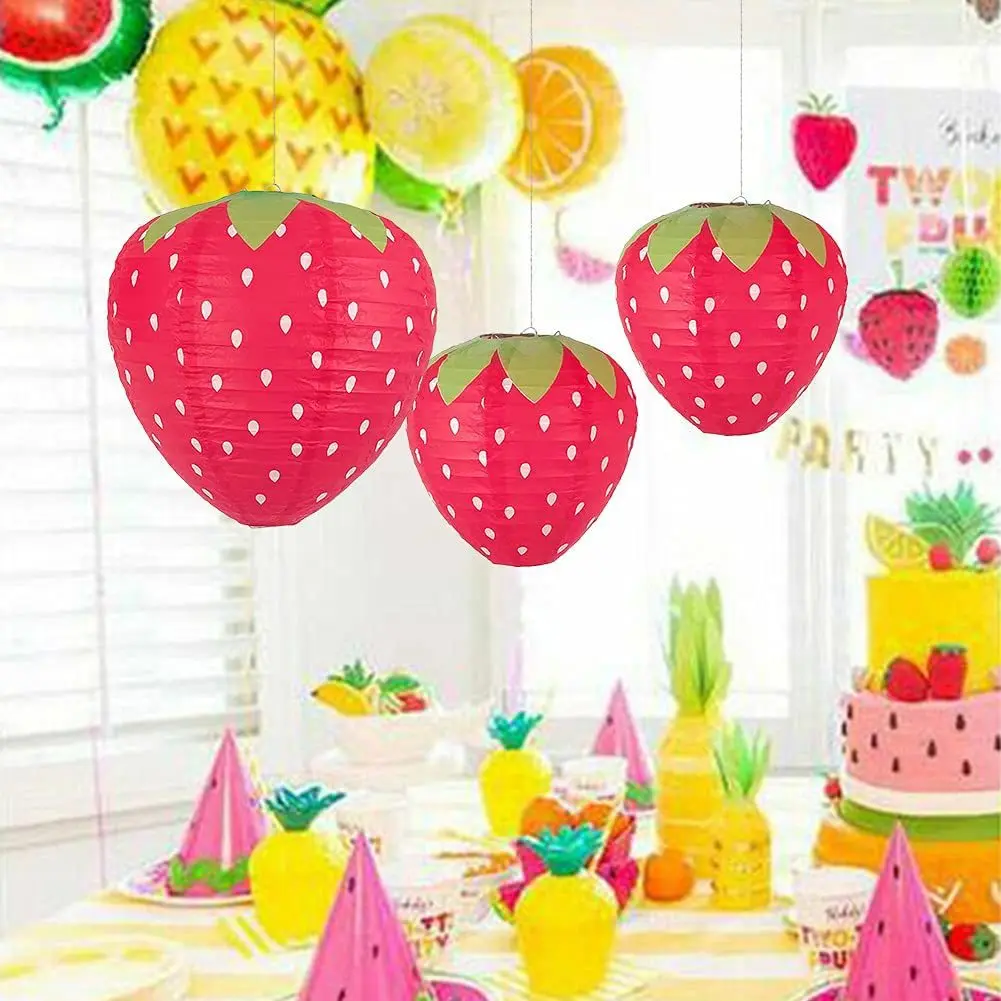 Pink Strawberry Paper Lantern  - Science Of Happiness reseña y precio