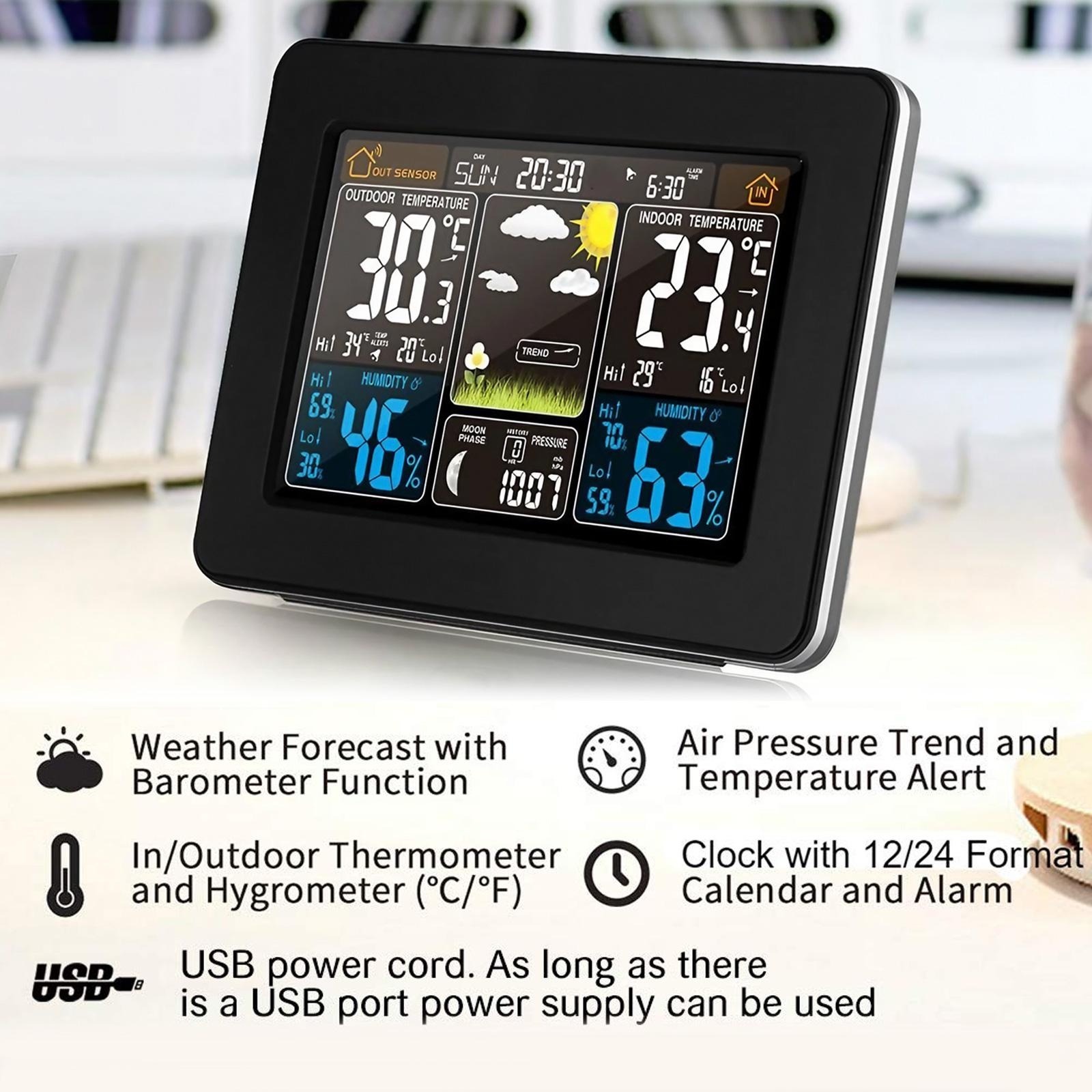 Wireless Weather Station Digit - Weather Station Indoor reseña y precio