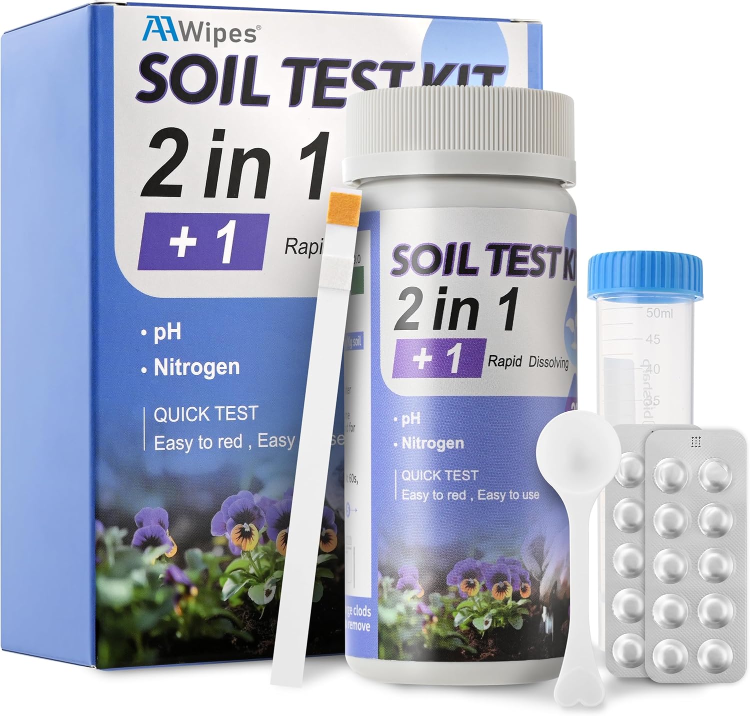 Soil Test Kit pH & Nitrogen Te - Ph Strip Test reseña y precio