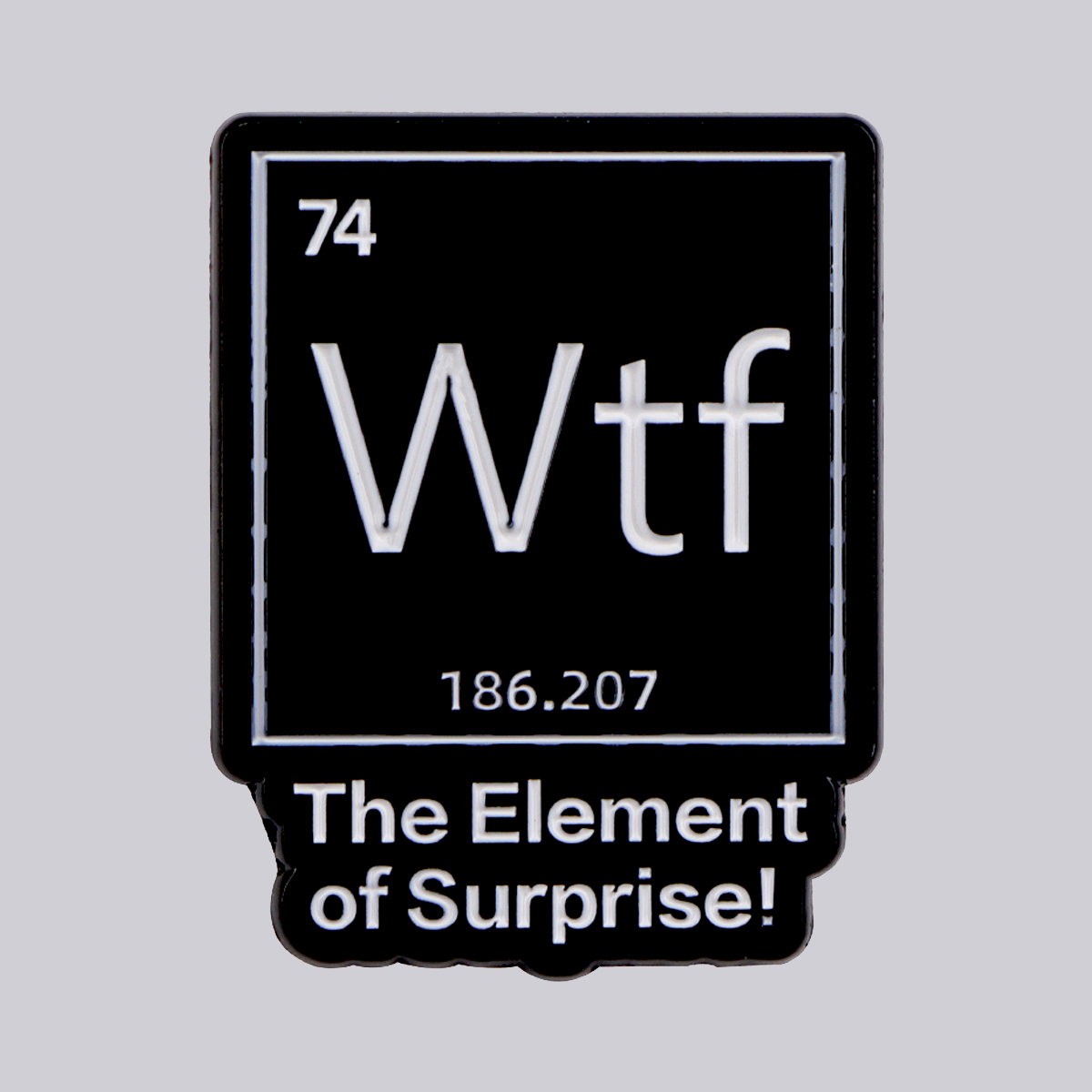 Chemical Element 74 Enamel Pin - Science Bob reseña y precio