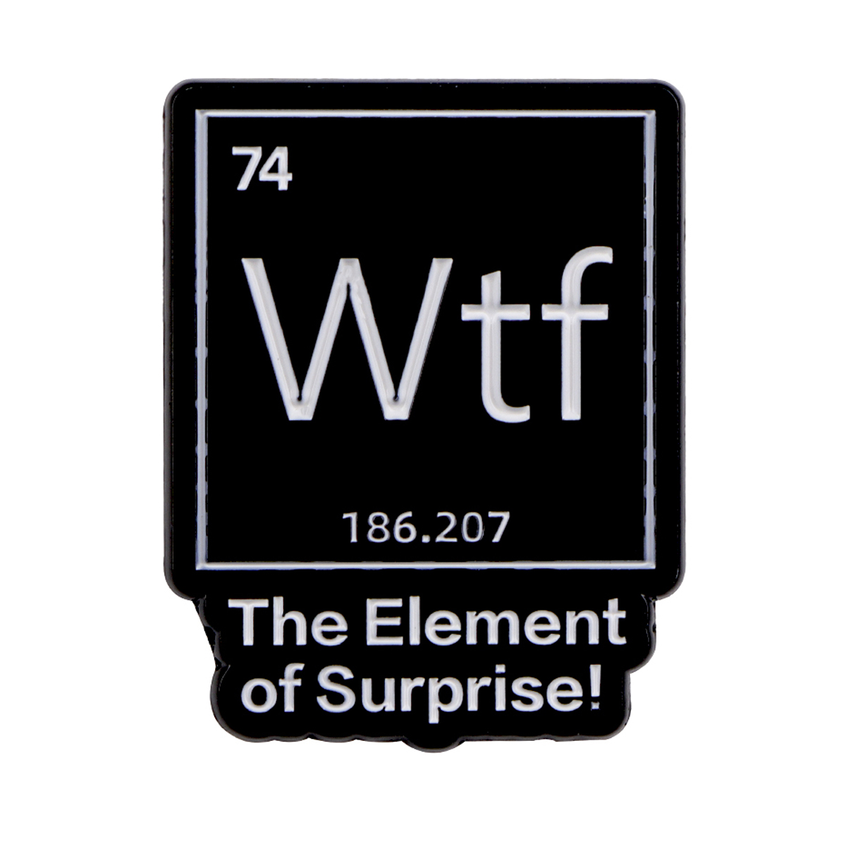 Chemical Element 74 Enamel Pin - Science Bob reseña y precio