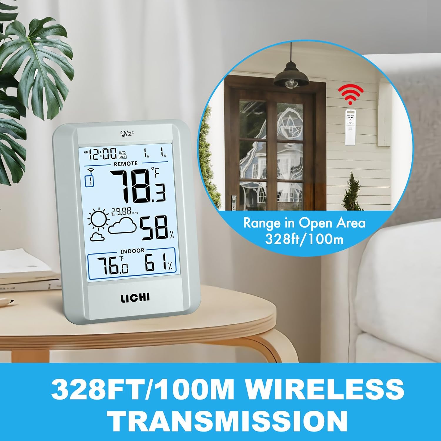 Wireless Weather Station Indoo - Weather Station Indoor reseña y precio