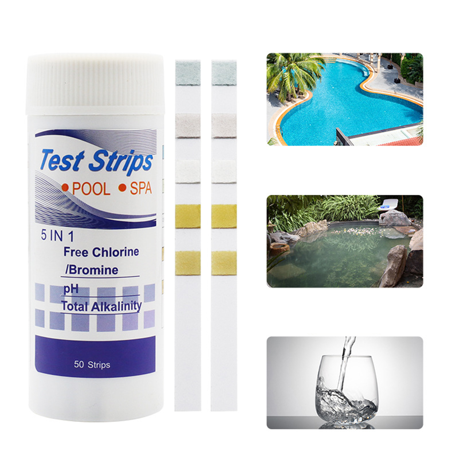 50pcs Multipurpose Chlorine PH - Ph Strip Test reseña y precio