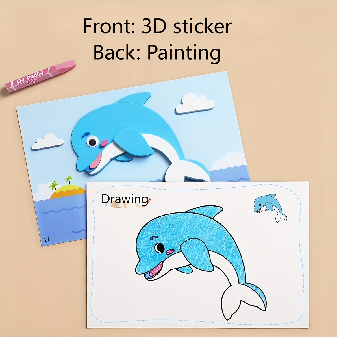 3D Stickers for Kids, Disposab - Science Project Diy reseña y precio