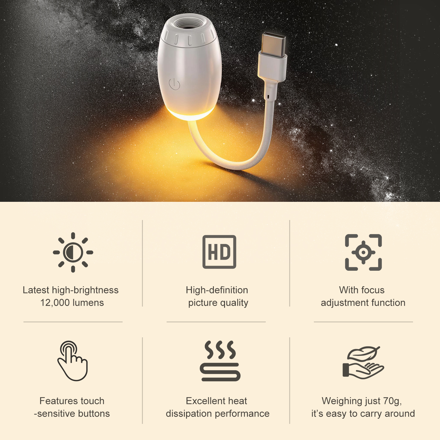 Mini Galaxy Star Projector Two - Planetarium Projector Home reseña y precio